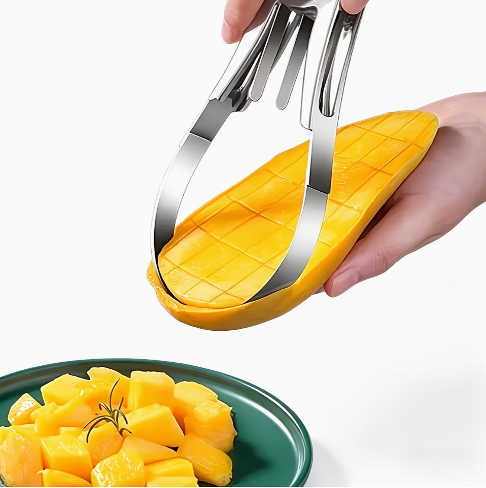 2-in-1 Multi-functional Stainless Steel Fruit Cutter