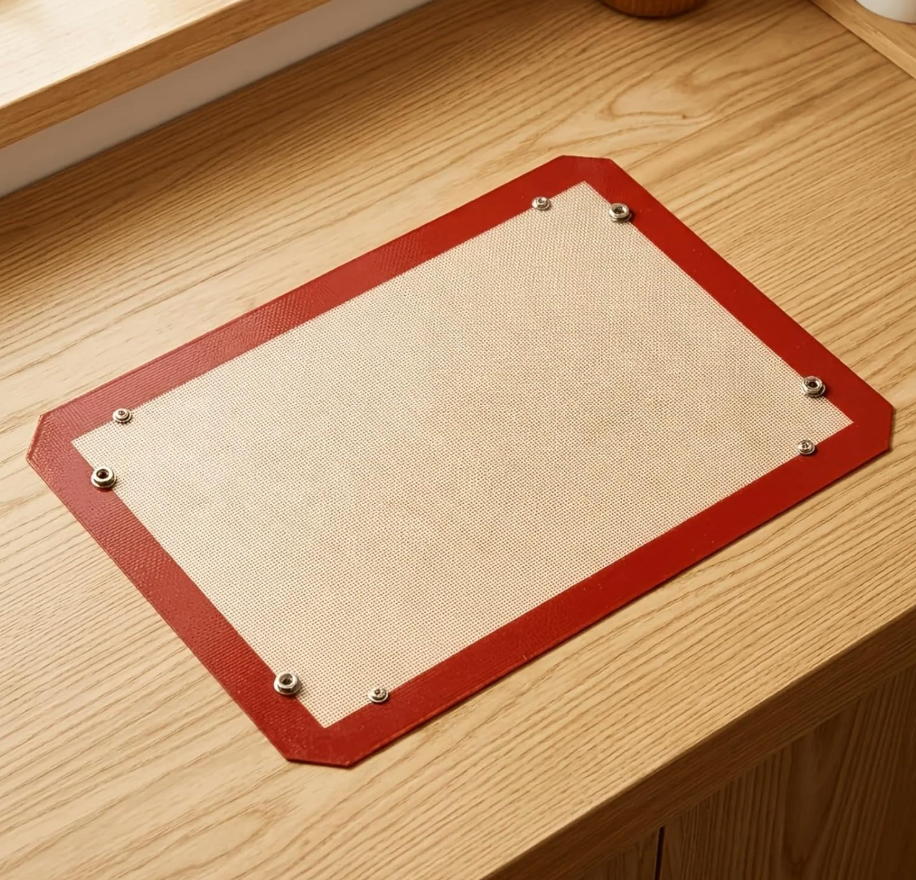 Silicone Fiber Baking Mat with Buckle