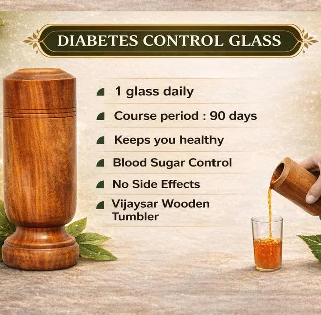 SUGAR Balance wooden water glass 500g