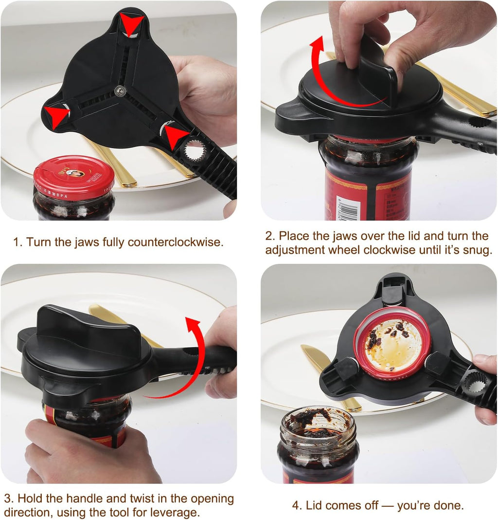 Multifunction Jar & Can Opener